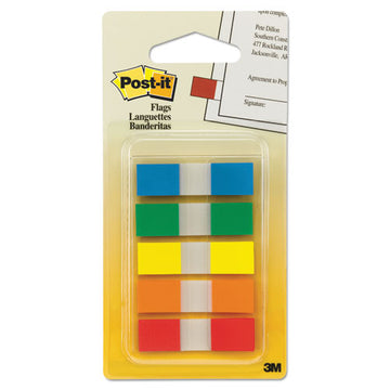 Post-it® Flags Page Flags In Portable Dispenser, Assorted Primary, 20 Flags-color freeshipping - TVN Wholesale